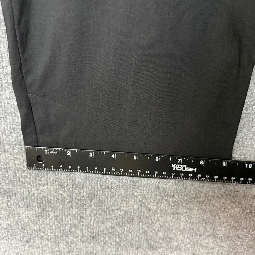 Lane Bryant Crop‎ Pants Women 28 Black Stretch Professional Workwear Slits NWT